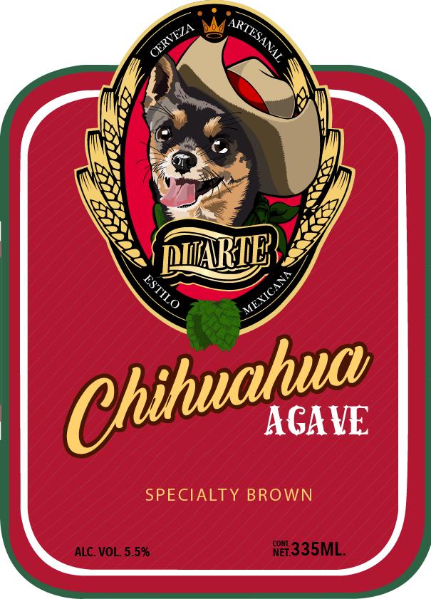 Etiqueta Chihuahua Agave